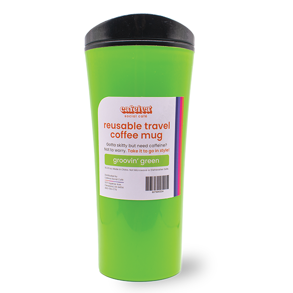 Green Reusable Travel Mug
