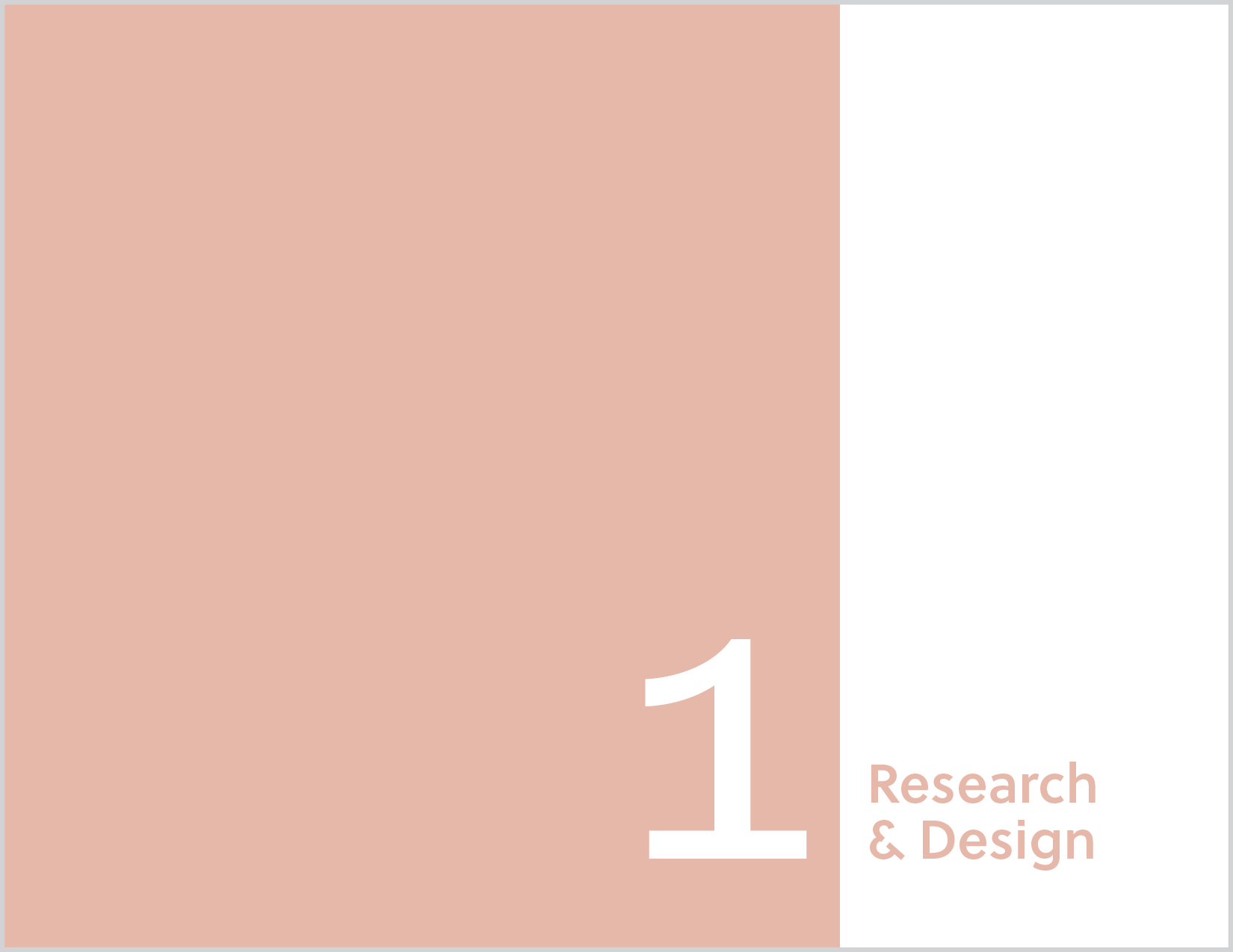 Process Book Section 1 Research and Design Divider
